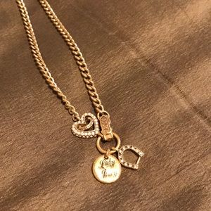 Juicy couture gold necklace ✨ Love Couture Luck✨